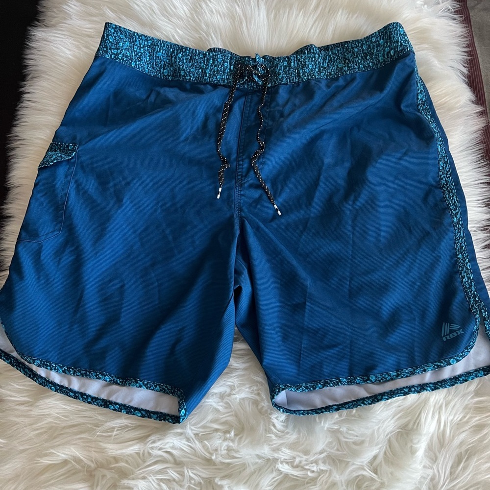 RBX Swim Trunks Men’s Size Large Blue Shorts